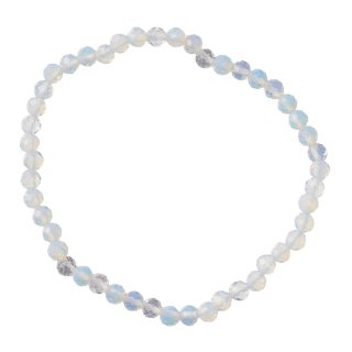 4mm Opalite Faceted Bead Bracelet (1pc)