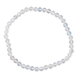 4mm Topaz (A) Faceted Bead Bracelet (1pc)