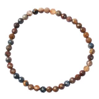 4mm Pietersite Faceted Bead Bracelet (1pc)