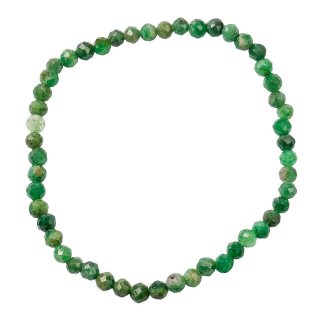 4mm Tsavorite Garnet Faceted Bead Bracelet (1pc)