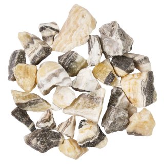 Zebra Calcite, Mexico 1.6-2.5" (unsized by the kg) 