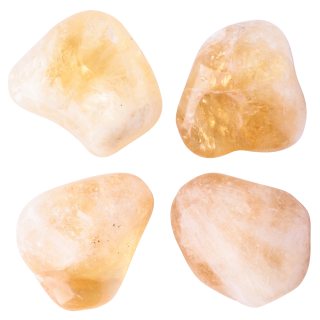 Heat Treated Citrine Large Tumblestone 30-40mm, Brazil (100g) NETT