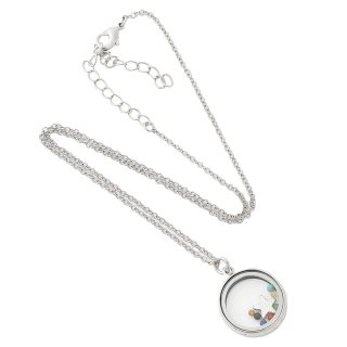 Chakra Floating 18" Necklace Rhodium Plated (10pc)