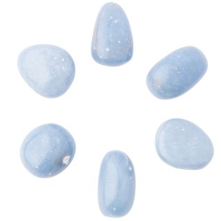 Angelite Large Tumblestone 30-40mm, Peru (100g) NETT