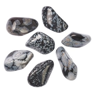 Snowflake Obsidian. SA Shape, Large Tumblestones, 30-40mm (100g)