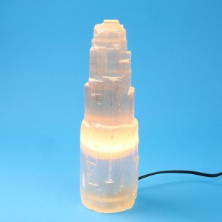 Selenite Mountain Lamp, 30cm, with UK electrics (1pc) 