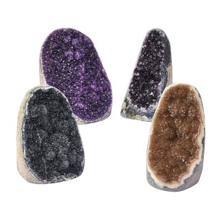 Rainbow Amethyst 1st Grade, Cut Base, Uruguay (KG) NFD