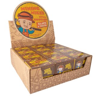 Ready to Retail Dinosaur (Replica) Claws & Teeth Excavation Kit Retail Box (12pcs) NFD