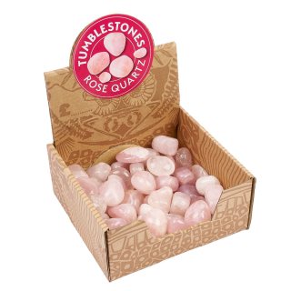 Rose Quartz Tumblestone Retail Box (50pcs) NETT