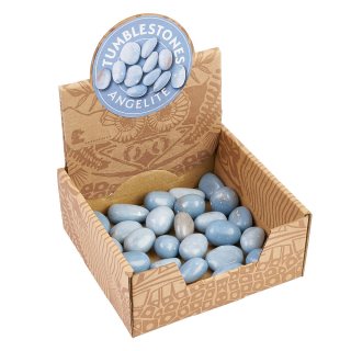 Angelite Tumblestone Retail Box (25pcs) NETT