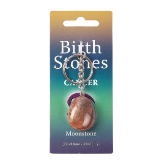 Cancer, Moonstone Birthstone Keyring (6pcs) NETT