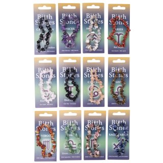 Birthstone Chip Bracelet Pack (60pcs) NETT