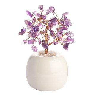 Amethyst Gem Tree in Flowerpot (1pc) NFD