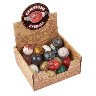 Assorted Gemstone Eyeballs (10pc) NFD