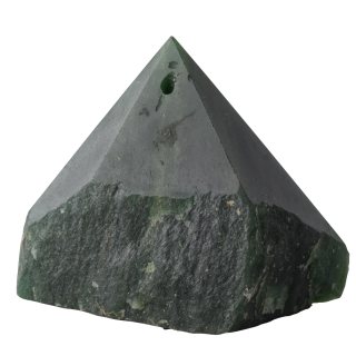 Green Aventurine Polished Point Incense Holder, India (1pc) 