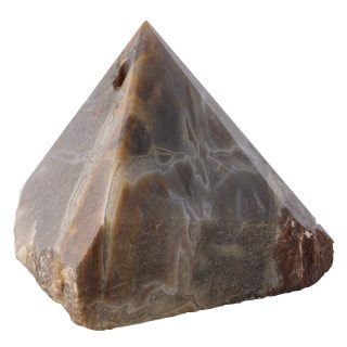 Petrified Wood Polished Point Incense Holder, India (1pc) 