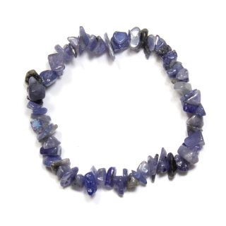 7.5" Tanzanite Chip Bracelet (1pc) NETT