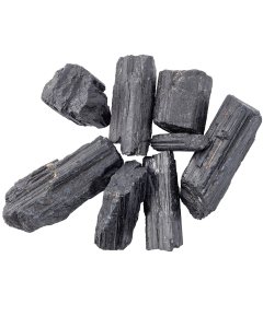 Rough Black Tourmaline Unsized, India (By the KG) NETT