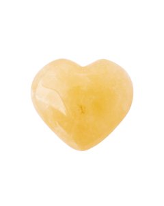 Golden Healer Quartz Puff Heart 25-30mm, India (1pc) NETT