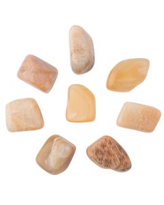 Pink Moonstone Large Tumblestone 30-40mm, India (100g) NETT