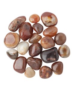 River Carnelian Pebbles C Grade, Brazil (1KG) NFD