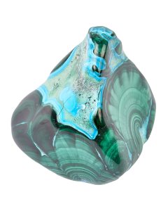 Malachite/Chrysocolla polished freeform 200-250g (1pc) NETT