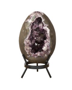 Amethyst Egg on Metal Stand (28.3kg) (1pc) NFD