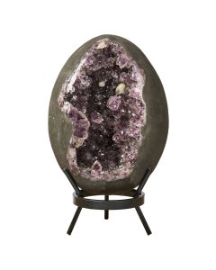 Amethyst Egg on Metal Stand (35.5kg) (1pc) NFD