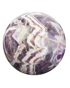 Amethyst Chevron Sphere, Zambia, 1.285kg (1pc) NFD