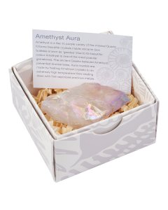 Amethyst Aura Point in Gift Box (1pc)