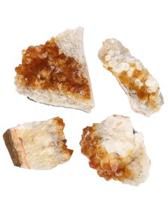 Citrine Druze, Heat Treated (KGS) NFD