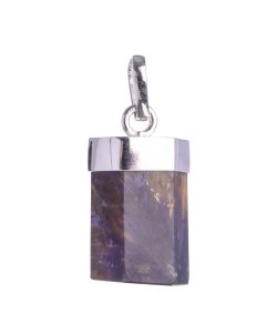 Cacoxenite Polished 925 Sterling Silver Pendant 10x15/20mm, Brazil (1pc) NETT