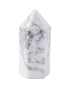 White Howlite Polished Point 15x30/40mm (1pc) NETT