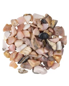 Pink Opal Tumbled Chips 5-10mm Extra Quality, China (100g) NETT