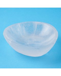 Selenite Freeform Bowl, approx 10cm (1pc)