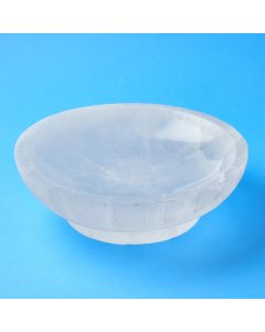 Selenite Double Tier Round Bowl 20cm (1pc)