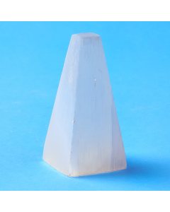 Selenite Pyramid Tower, 6cm (1pc)