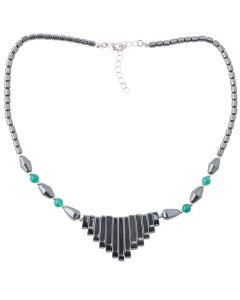 Hematine Graduated Fan Necklace 18" Design 30 (1pc) NETT