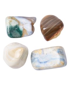 Saturn Chalcedony Tumblestones (by the gram)