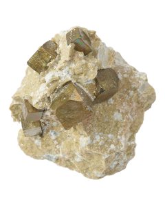 Pyrite Cubes in Matrix approx 1.5-2" (1pc)