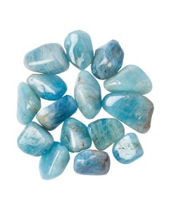 Aquamarine Tumblestones, 20-40mm, Africa (100g)