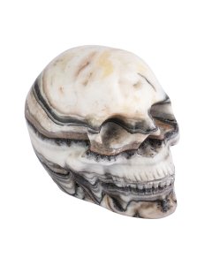 Banded Zebra Jasper Skull, 50mm (1pc)