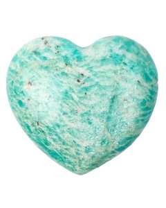Amazonite Heart, approx 30mm (1pc)