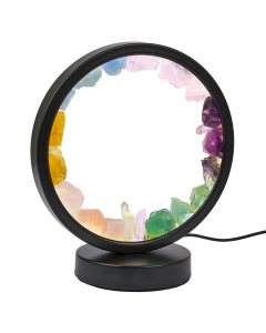 Mixed Crystal Round USB Desk Lamp (1pc) NFD