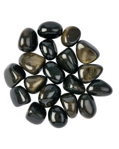 Golden Obsidian Medium Tumblestones, 20-30mm, (250g) 
