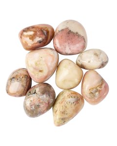 Pink Opal (Peru) Medium Tumblestones, 20-30mm, (100g)