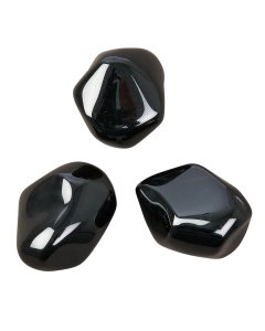 Apache Tear Obsidian Large Tumblestones, 30-40mm (100g)