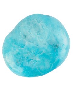 Blue Aragonite (dyed) Smoothstone (1pc)