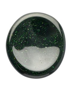 Green Goldstone Freeform Worry Stone (1pc)
