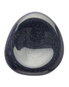 Blue Goldstone Freeform Worry Stone (1pc)